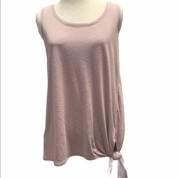 Calia sleeveless Top Shirt Medium Tee T-Shirt WAX31213 Side Tie Purple Active - Picture 1 of 9